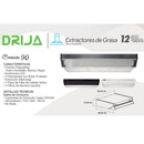 Extractor de grasa Compacta 90. Color inox