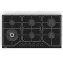 Estufa empotrable a gas Toscana 91. Color negro.