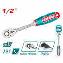 Ratchet de 1/2" 45T 260 mm largo Material CR-V+Cr-Mo.