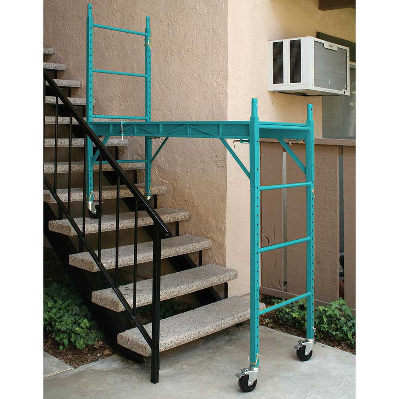 Andamio 6 pies, capacidad 1000 lbs. con 4 ruedas ancho 2 pies.