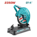 Tronzadora 14" 110-120V~60Hz. Potencia 2350W. Velocidad Max. 3800 rpm. 355 x 25.4 x 3 mm.