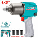 Llave de impacto neumatica 1/2". 7000 rpm.Max.torque:610Nm(450ft)(1 año)