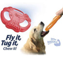 Frisbee Flying Tug 10" Rojo Para Mascota