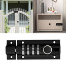 Picaporte Pestillo de Seguridad Reforzado. Cerradura con Código de 4 Dígitos en Aleación de Zinc para Exterior e Interior.