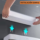 Repisa pared Plástica Autoadhesiva. Estante Organizador de Pared para inodoro Baño o Cocina. Tablilla multifuncional (unidad).