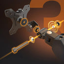 Soporte para Monitor computadora Ergonómico para Pantallas de hasta 32”. Brazo Articulado Ajustable 360°. ideal para Oficina y Gaming.