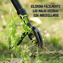 Saca Hierba Removedor de Malezas con Mango Largo para Jardín sin Agacharse. Deshierbador Manual. Tipo garra.