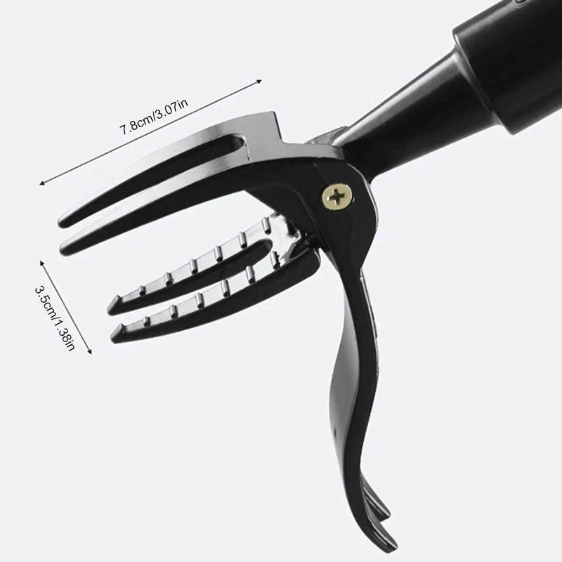 Saca Hierba Removedor de Malezas con Mango Largo para Jardín sin Agacharse. Deshierbador Manual. Tipo garra.