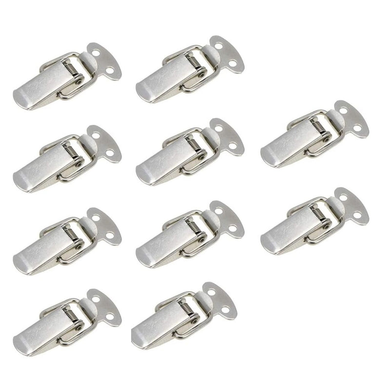 Cerraduras cerrojos de palanca con resorte. Largo 44mm/1.73" Ancho 22mm/0.86". Acero Inox (Set de 10 piezas)