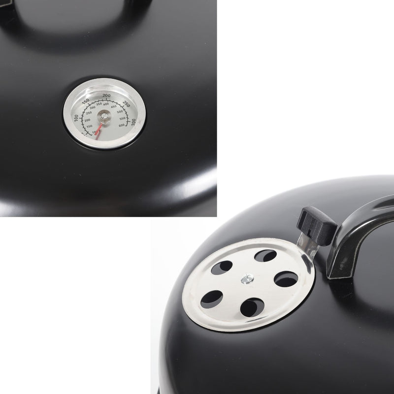 Parrilla BBQ Vertical 70x72cm. Ahumador Clásico de Hierro para BBQ y Asados. Asador de Carbón