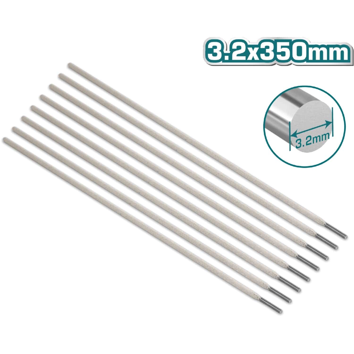 Electrodo 6011 De Acero Al Carbón Para Soldadura. 3.2X350mm. Viene En Paquete De 2.5 Kg (5.5Lbs)