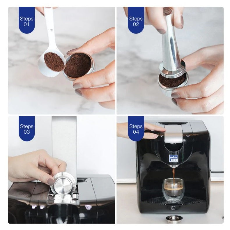 Cápsula de café Lavazza Blue LB951 rellenable de acero inoxidable