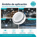 Lámpara LED UFO Industrial 150W IP65 3000K-6500K Para Bodega Galera Taller Comercio Y Centros Comerciales (425x310x76mm)