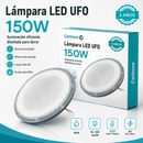 Lámpara LED UFO Industrial 150W IP65 3000K-6500K Para Bodega Galera Taller Comercio Y Centros Comerciales (425x310x76mm)