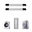 Base con ruedas para mover muebles 18"-28" de hierro, resistente para almacenamiento y mudanza. Base ajustable rodante.