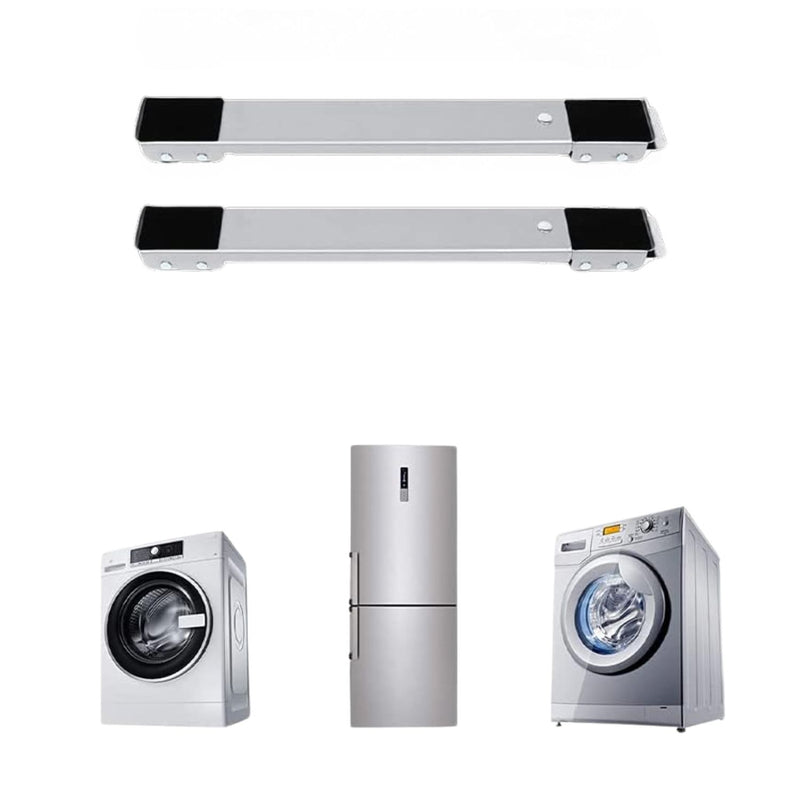 Base con ruedas para mover muebles 18"-28" de hierro, resistente para almacenamiento y mudanza. Base ajustable rodante.