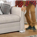 Base con ruedas para mover muebles 18"-28" de hierro, resistente para almacenamiento y mudanza. Base ajustable rodante.