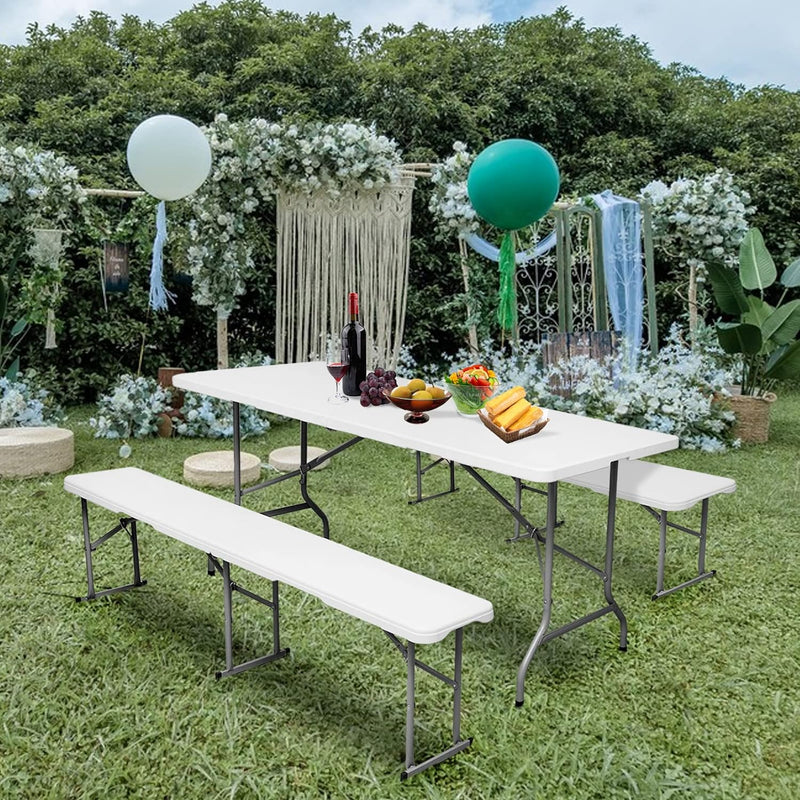 Banco Plegable De Picnic Plastico Reforzado Para 4 Personas Banco Plegable De Picnic Plastico Reforzado Para 4 Personas