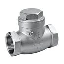 Valvula check anti retorno industria roscada. Inox 304 1/2".