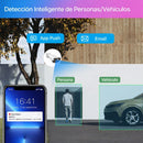 Cámaras de Seguridad PoE 16ch 4K/8.0MP (Set de 16) con NVR 16 Canales. Sistema de Viligancia con Visión Nocturna 30m, Detección Humana y Vehicular, Audio Bidireccional