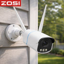 Cámara de Seguridad Exterior 4K 8MP WiFi Doble Banda 2.4/5GHz con Visión Nocturna a Color, Detección IA Personas/Vehículos y Audio Bidireccional