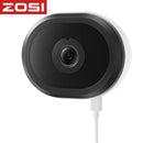 Cámara de Seguridad WiFi para Ventana 3MP 2.4GHz/5GHz con Visión Nocturna a Color y Detección de Movimiento. Montaje Peel & Stick sin Herramientas