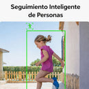 Cámara IP PoE PTZ 4K Exterior, Giro 355° e Inclinación 140°, Auto Seguimiento, Visión Nocturna 30m, Detección IA