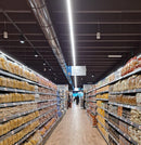 Riel Track 3 metros long 3 cables para sistema de lamparas colgantes, perfil Grueso de Alta calidad Color Blanco