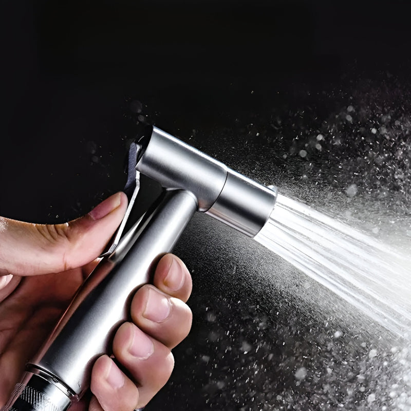 Ducha sanitaria tipo teléfono con accesorios