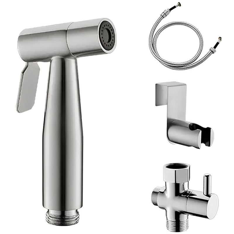 Ducha sanitaria tipo teléfono con accesorios