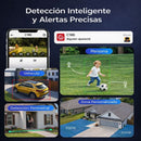 Cámaras de Seguridad WiFi 6 de 5MP (Set de 4) con NVR 8 Canales. Sistema de Vigilancia con Visión Nocturna Color, Detección de Personas, Audio Bidireccional