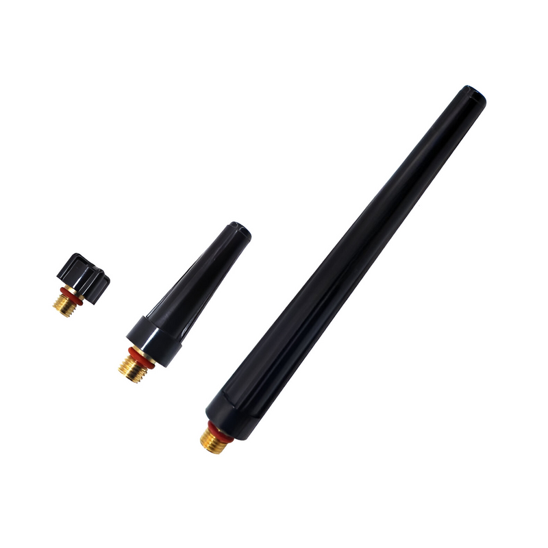 Kit de difusores de gas lens transparentes para soldadura tig antorcha (kit 18 piezas)