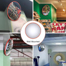 Espejo convexo de 11.8" (30cm) uso en interiores. Reduce puntos ciegos.