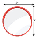 Espejo convexo de 23.6" (60cm) uso en exteriores. Reduce puntos ciegos.
