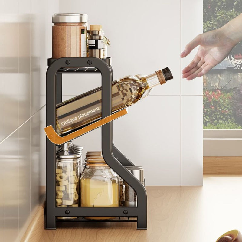 Organizador De Especias Y Condimentos Para Cocina 35X36.5X20Cm Estante De Almacenamiento. (3 niveles). Repisa Condimentera.