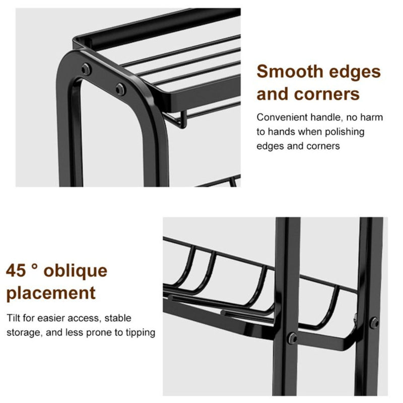 Organizador De Especias Y Condimentos Para Cocina 35X36.5X20Cm Estante De Almacenamiento. (3 niveles). Repisa Condimentera.