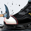 Botas Zapatillas De Seguridad con Punta De Acero. Color negro y blanco. Calzado de Trabajo Atlético.