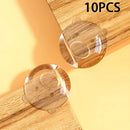 Protectores De Esquina Transparentes Para Muebles con forma de osito. Esquineros de seguridad. (Pack de 10 piezas)