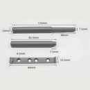 Amortiguador De Puertas Con Imán. Color Gris. Tope De Cierre Suave Y Silencioso. Ideal Para Gabinetes. Rebounder.