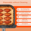 Papel bandeja Antiadherente Para Freidora De Aire. (50 Piezas). Papel Protector Desechable Para Air Fryer. 20Cm De Diámetro. Cuadrado.