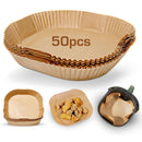 Papel bandeja Antiadherente Para Freidora De Aire. (50 Piezas). Papel Protector Desechable Para Air Fryer. 20Cm De Diámetro. Cuadrado.