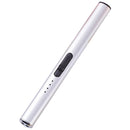 Encendedor Eléctrico Recargable USB-C. Lighter ilimitado para estufa, barbacoa, fogata, velas. Color plateado.