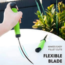 Cuchillo Filetero de Pesca 33.5 cm. Acero Inoxidable, Hoja Dentada y Mango Ergonómico. Pescado