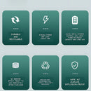 Baterías  Recargables AAA Con Carga USB-C, 1.2V 800mWh. Con 1200 Ciclos De Vida. (Pack de 4 unidades)