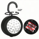 Luz de Trabajo Portátil con 24 LEDs a baterías. Linterna Manos Libres con Imán y gancho. (No incluye baterías). Lampara.