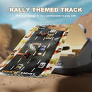 Juguete para niños. Mini Consola de Carreras Portátil con Volante y Carga USB.