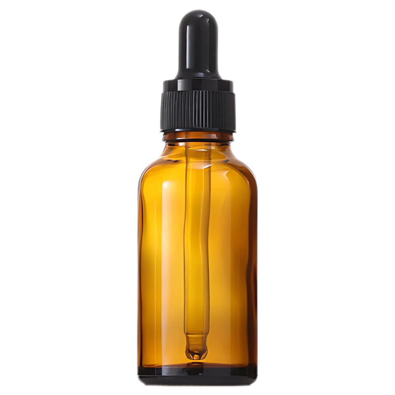 Botella Gotero de Vidrio Ámbar 100 ml. Frasco ideal para aceites y sueros. (Unidad)
