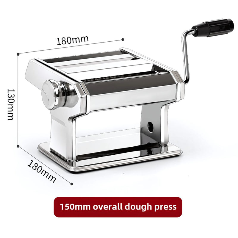 Máquina Manual para Hacer Pasta Fresca. Rodillo de 150 mm, 9 Niveles de Grosor y Cortador de Fideos. Spaguetti ravioli