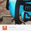 Silla de Oficina Ergonómica. Silla Gamer Giratoria. Color turquesa. Silla Ejecutiva De Escritorio Con Soporte Lumbar.