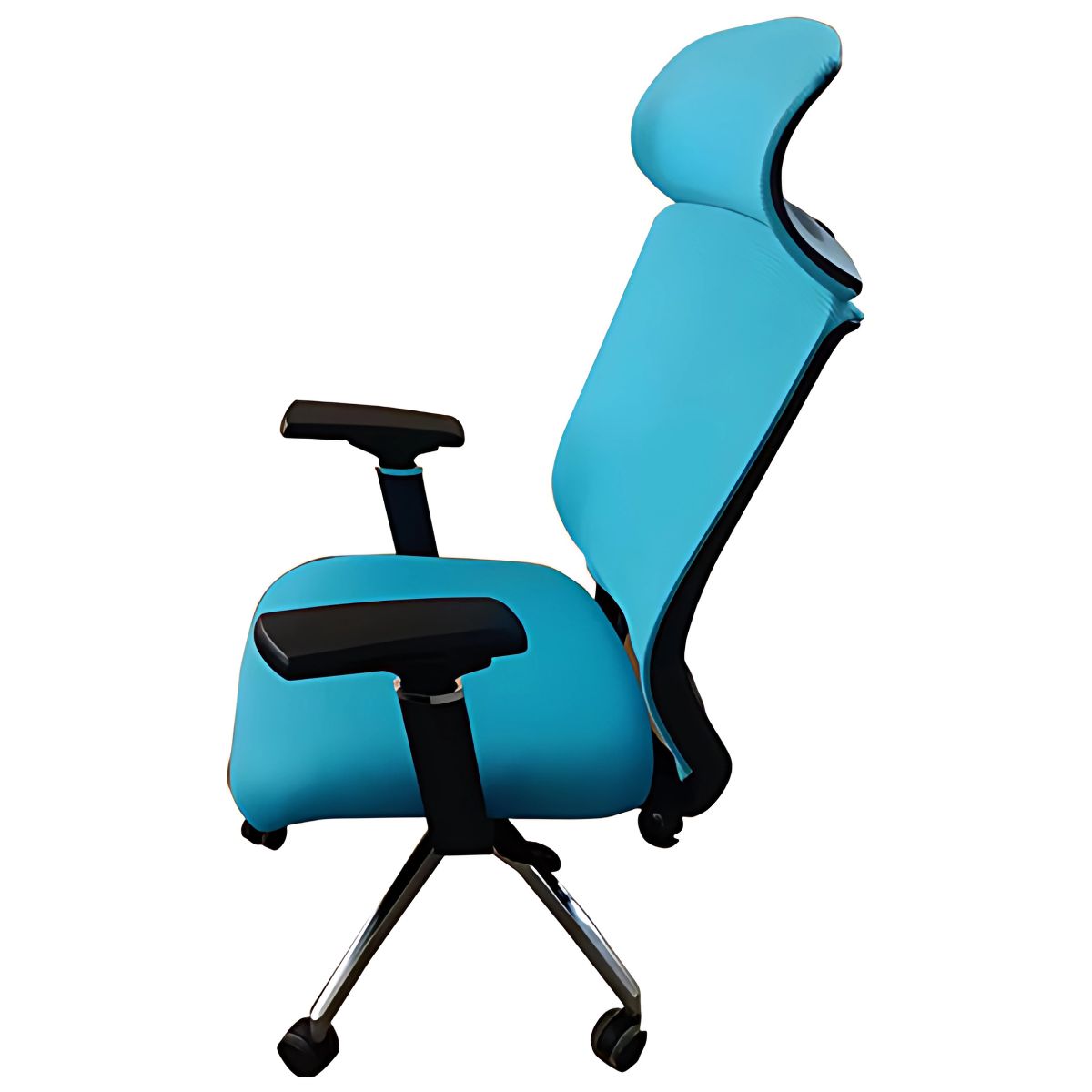 Silla de Oficina Ergonómica. Silla Gamer Giratoria. Color turquesa. Silla Ejecutiva De Escritorio Con Soporte Lumbar.
